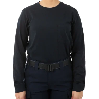 Women cotton LS Tactix with chest pocket