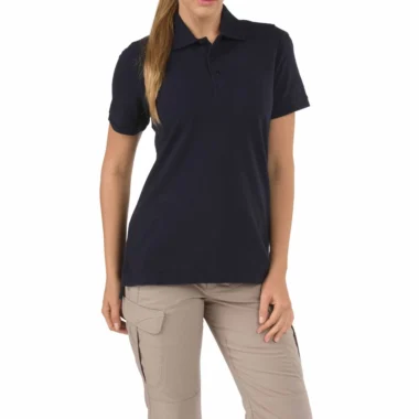 W cotton short sleeve polo