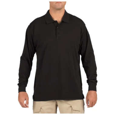 Cotton LS polo